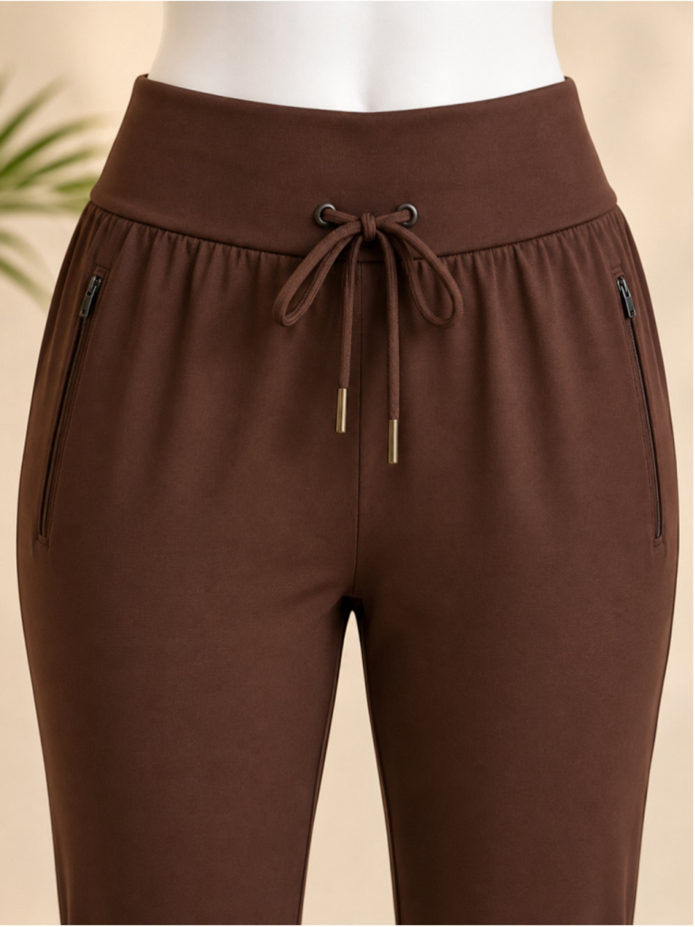 Old Navy High-Waisted PowerSoft Jogger Pants Espresso Brown – Size S - Picture 5 of 8